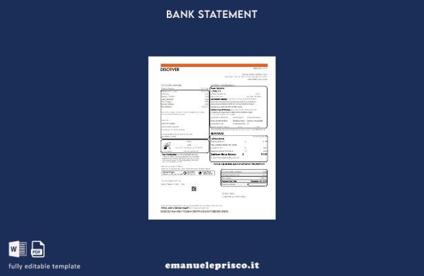 stile verificato USA Scopri il modello Excel di estratto conto bancario